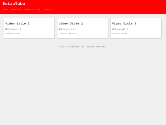 retrotube screenshot