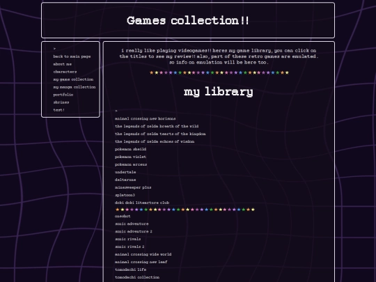 games screenshot