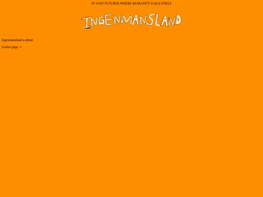 Ingenmansland screenshot