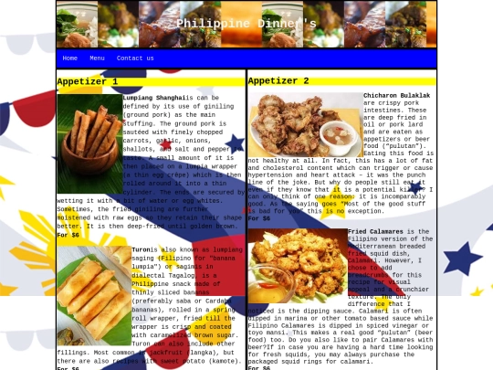 appetizers screenshot