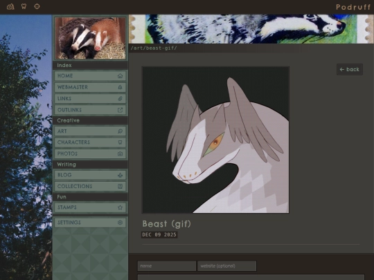art/beast-gif screenshot