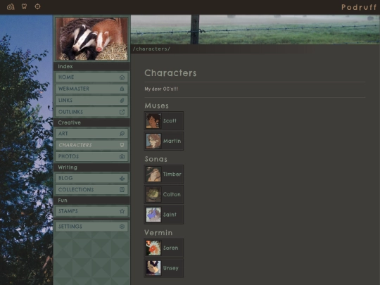 characters screenshot