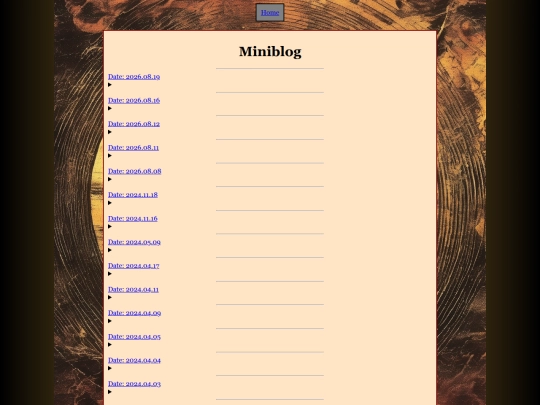 miniblog screenshot
