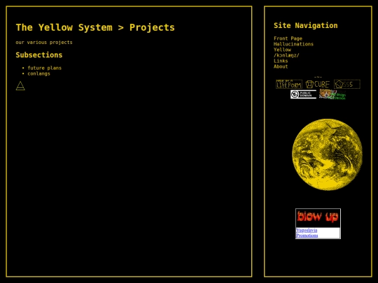 yellow/projects screenshot