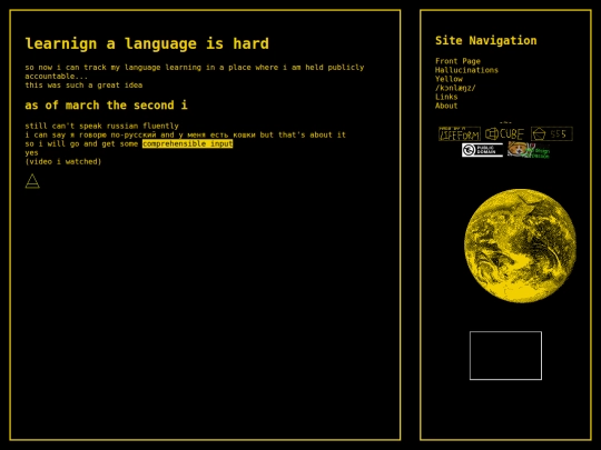 yellow/writings/russian screenshot