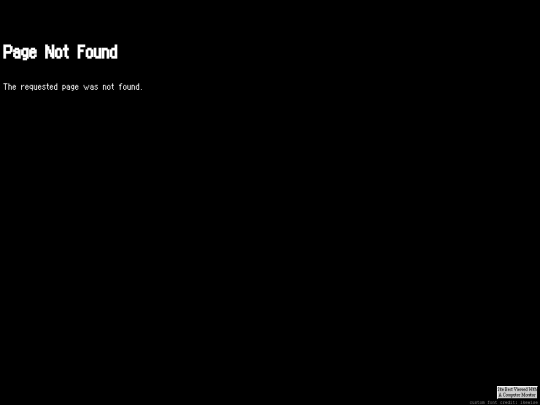 not_found screenshot