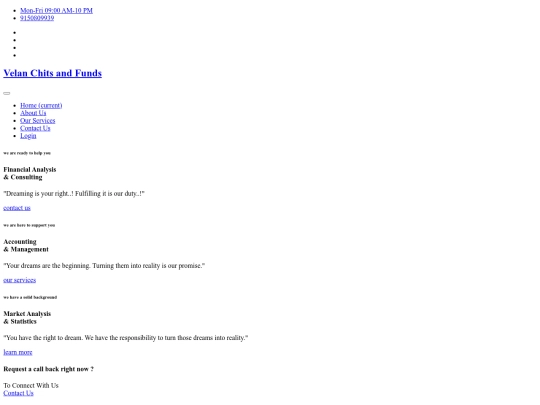 Velan Chitfunds screenshot