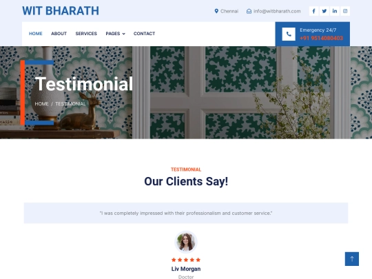 WitBharath/WithBharath/testimonial screenshot