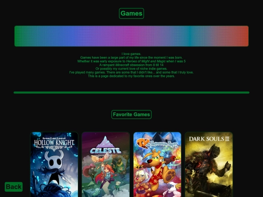 blogs/games screenshot