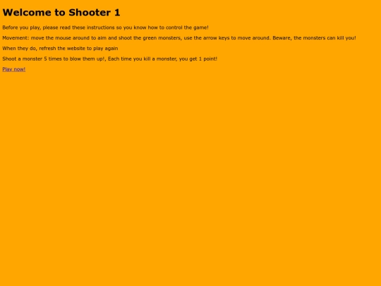Shooter1Instructions screenshot