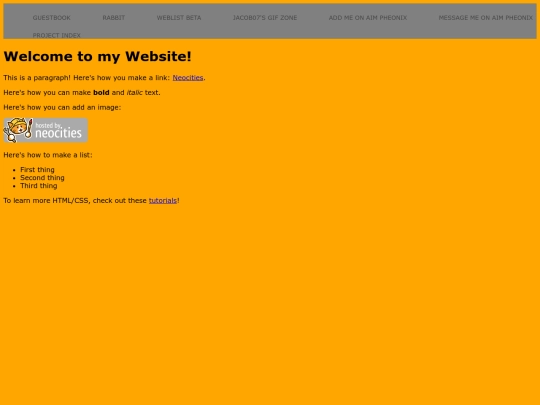 navbartest screenshot