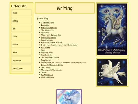 writing screenshot