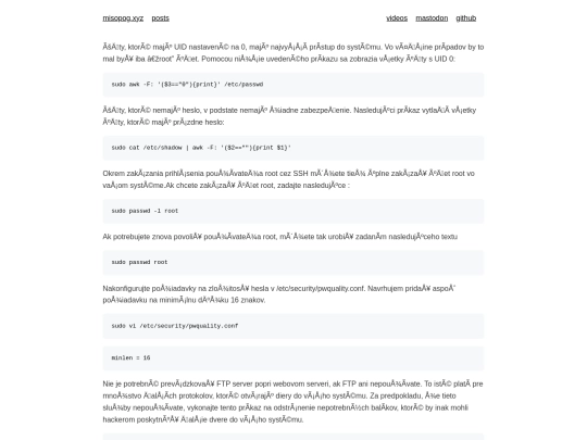 How_To_Secure_Your_Linux_Server_Slovak screenshot