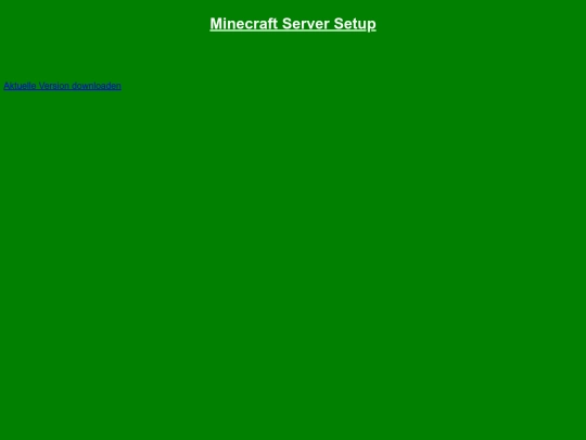 MinecraftServerSetup screenshot