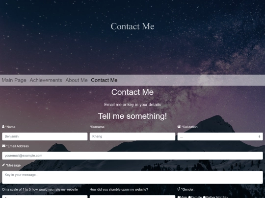 forms screenshot