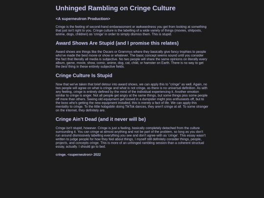 cringe/cringe-culture screenshot