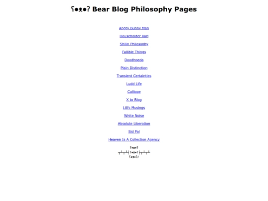 bearblog screenshot