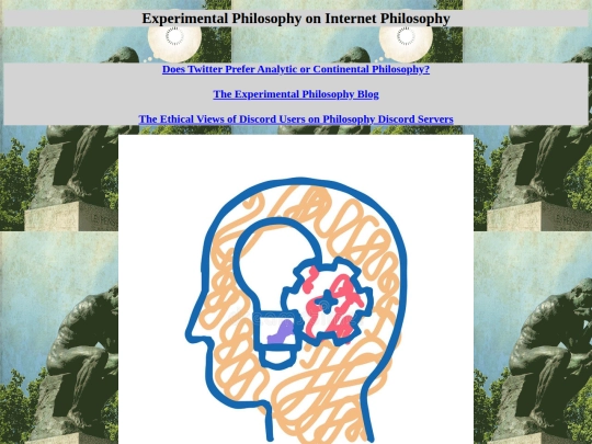 experimentalphilosophyoninternetphilosophy screenshot