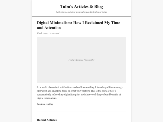 blog screenshot