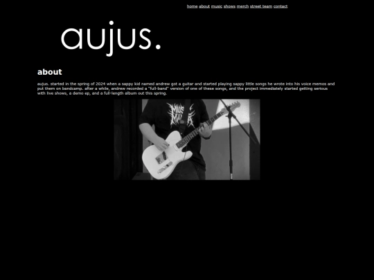 site/about screenshot