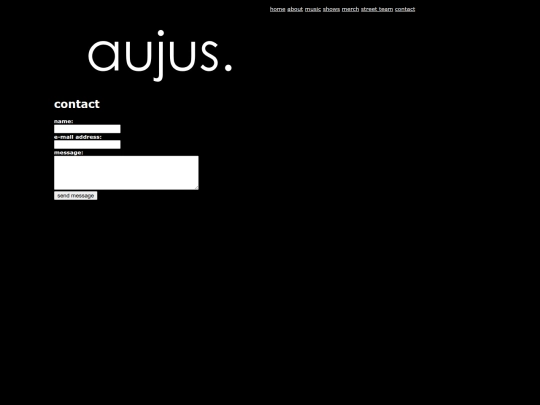 site/contact screenshot