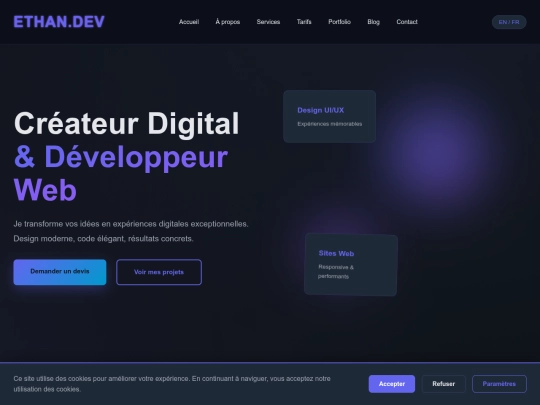 ethandev screenshot