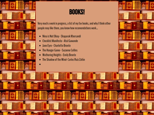Recomendations/books screenshot