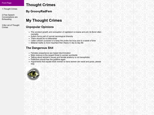 Thought Crime Zine/tc3 screenshot
