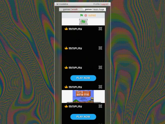 games screenshot