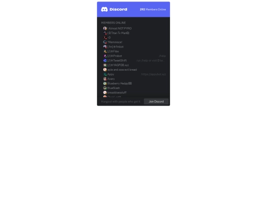 testing/discordwidget screenshot