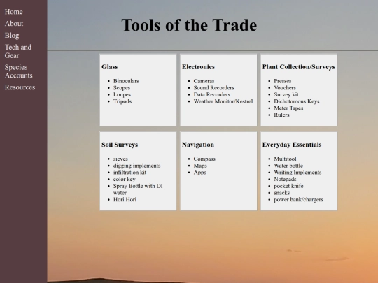 Tech_page screenshot