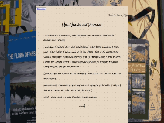 posts/04012026-mid-vacation-update screenshot