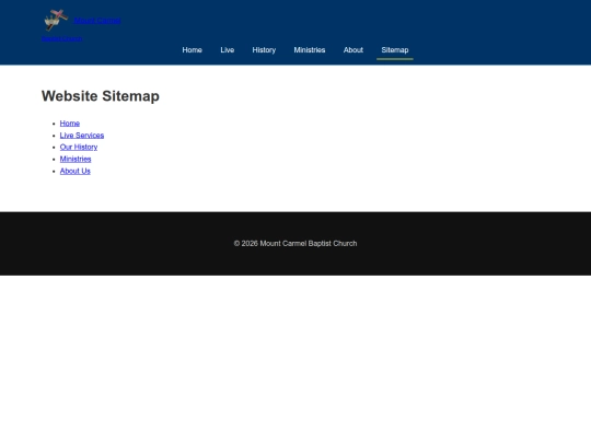 sitemap screenshot