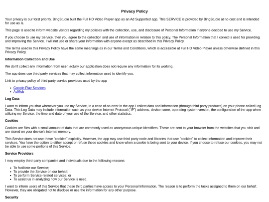 bing-player-privacy_policy screenshot