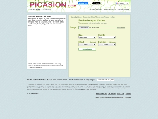 pica screenshot