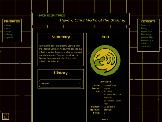 cast/haven screenshot