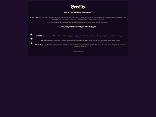 credits screenshot