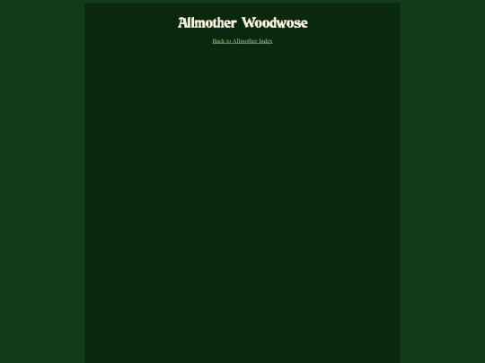 the-oldest-story/allmother/woodwose screenshot