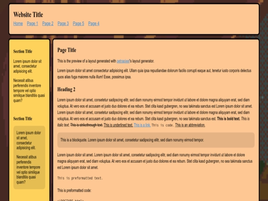 index screenshot