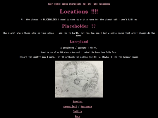 locations screenshot