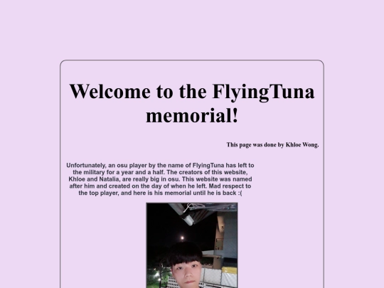 memorial screenshot