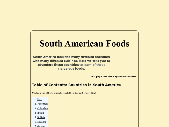south-american-food screenshot