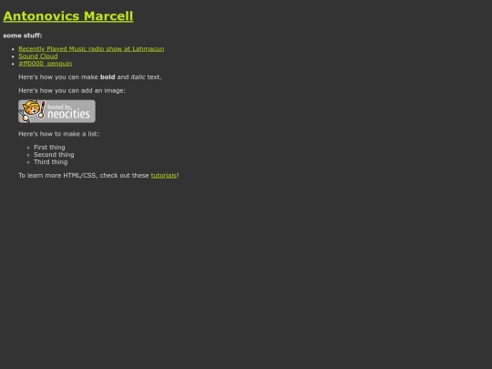 index screenshot