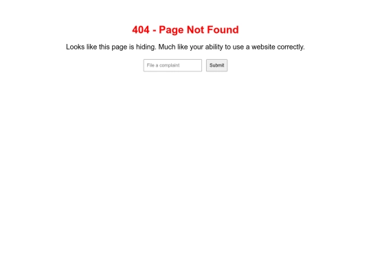 not_found screenshot