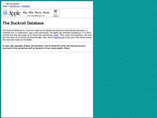 database screenshot