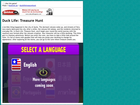 ducklifetreasurehunt screenshot