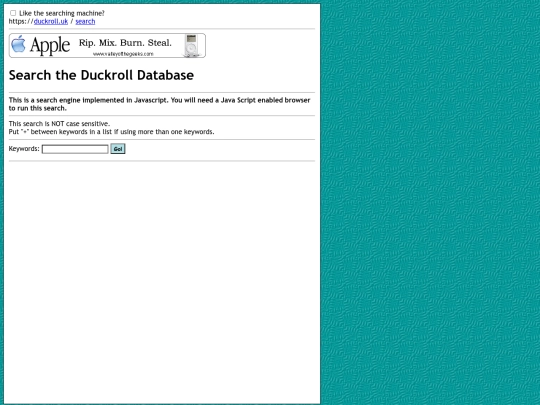 search screenshot
