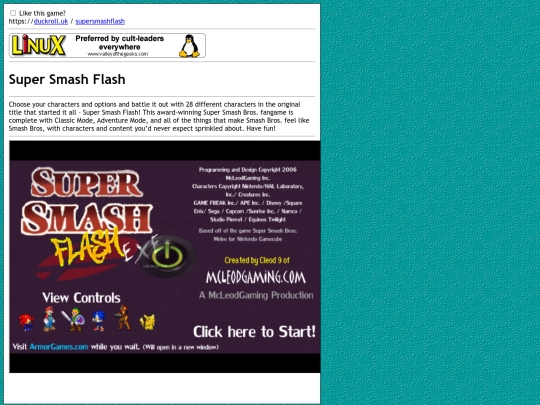 supersmashflash screenshot