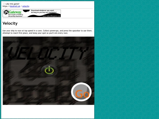 velocity screenshot