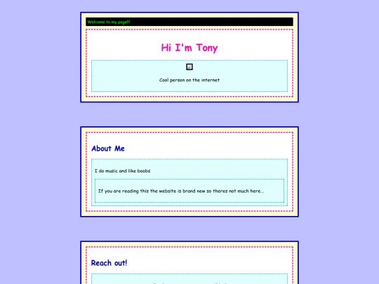 aboutme screenshot